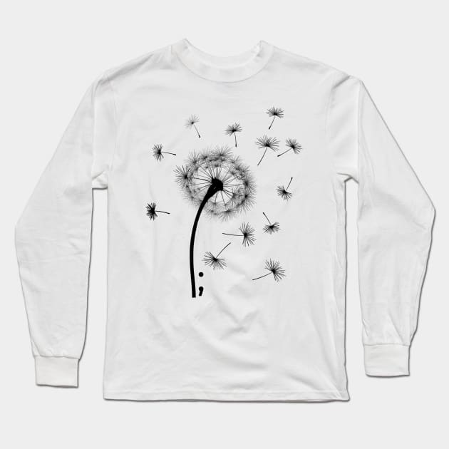 Suicide Awareness Long Sleeve T-Shirt by SistersTrading84